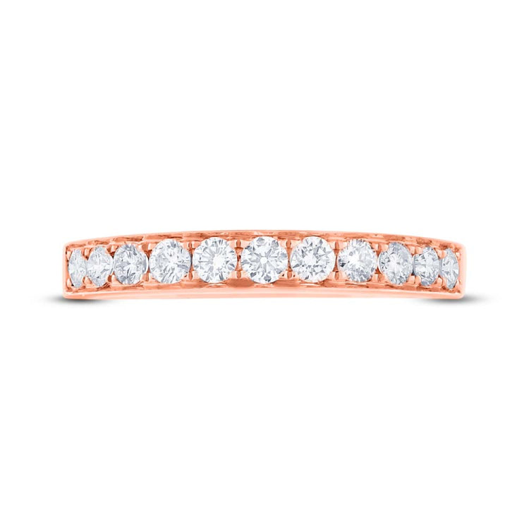 0.43ct 14k Rose Gold Diamond Lady's Band