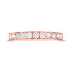 0.43ct 14k Rose Gold Diamond Lady's Band
