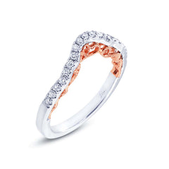0.24ct 14k Two-tone Rose Gold Diamond Lady's Band