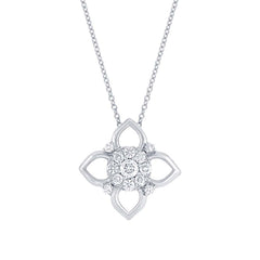 0.27ct 14k White Gold Diamond Necklace