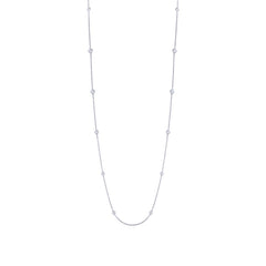 0.54ct 14k White Gold 20" Diamonds By The Yard Chain