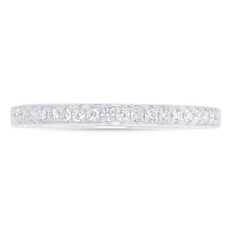 0.19ct 14k White Gold Diamond Lady's Band