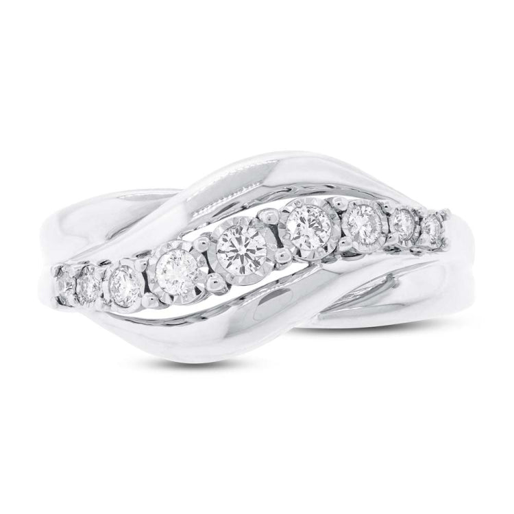 0.21ct 14k White Gold Diamond Lady's Ring