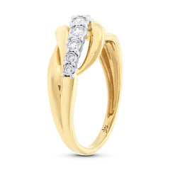 0.21ct 14k Yellow Gold Diamond Lady's Ring