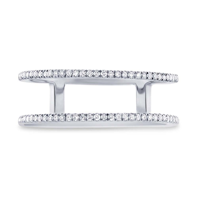 0.17ct 14k White Gold Diamond Lady's Ring Size 6