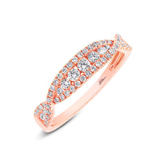 0.46ct 14k Rose Gold Diamond Lady's Band