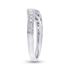 0.47ct 14k White Gold Gold Diamond Shadow Band