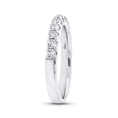 0.50ct 18k White Gold Diamond Lady's Band Size 5.25