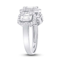 1.28ct 18k White Gold Diamond Baguette Lady's Ring