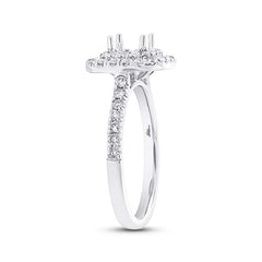 0.75ct 14k White Gold Diamond Semi-mount Ring