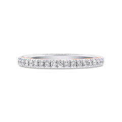 0.25ct 14k Two-tone Rose Gold Diamond Lady's Band