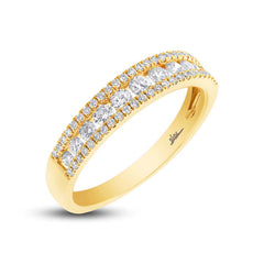 0.65ct 14k Yellow Gold Diamond Lady's Band