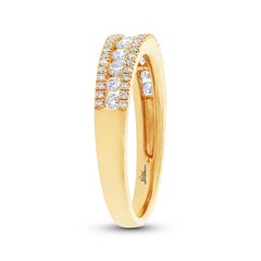 0.65ct 14k Yellow Gold Diamond Lady's Band
