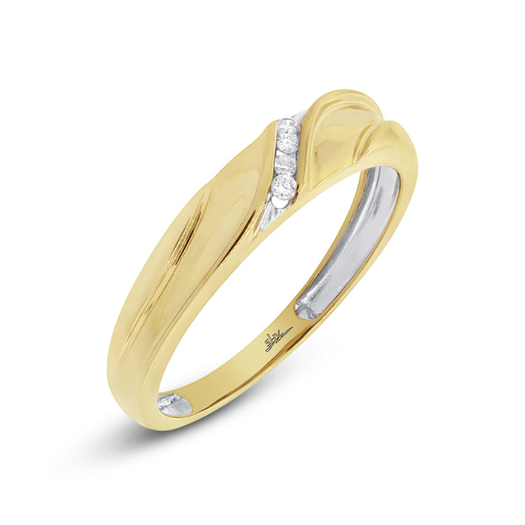 0.19ct 14k Yellow Gold Diamond Trio Set