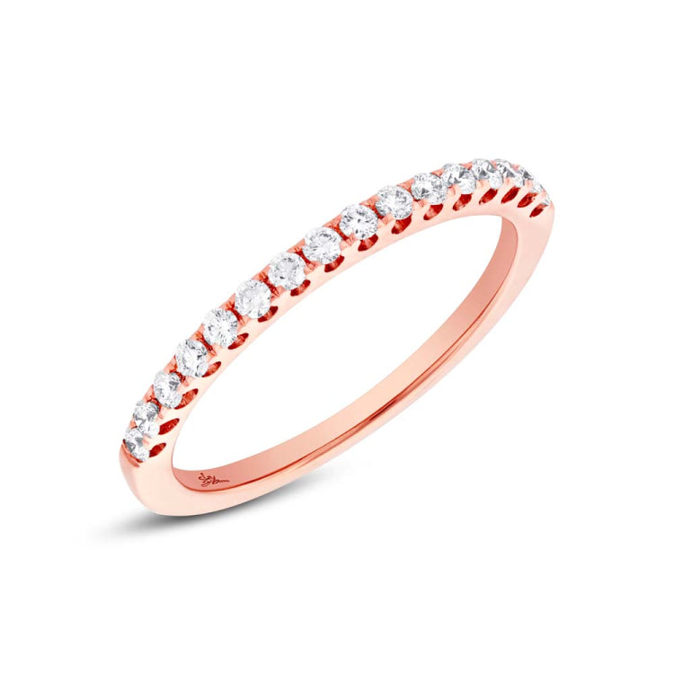 0.27ct 14k Rose Gold Diamond Lady's Band