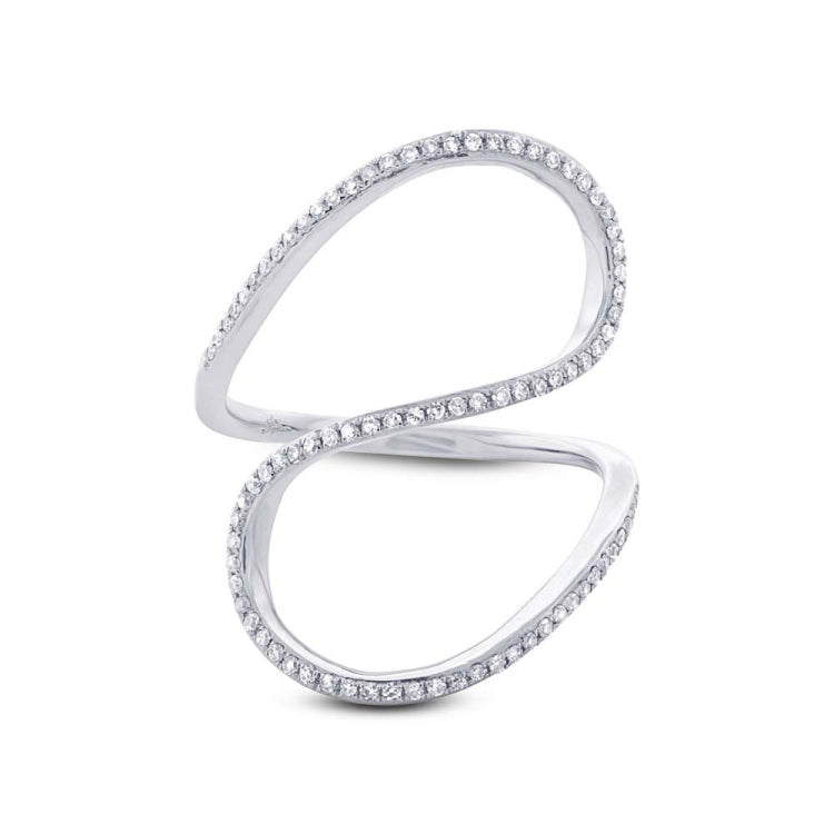 0.25ct 14k White Gold Diamond Lady's Ring Size 6