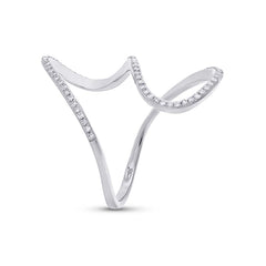 0.25ct 14k White Gold Diamond Lady's Ring Size 6