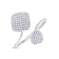 0.31ct 14k White Gold Diamond Lady's Ring Size 6