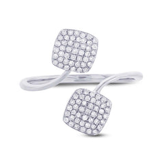 0.25ct 14k White Gold Diamond Lady's Ring Size 6