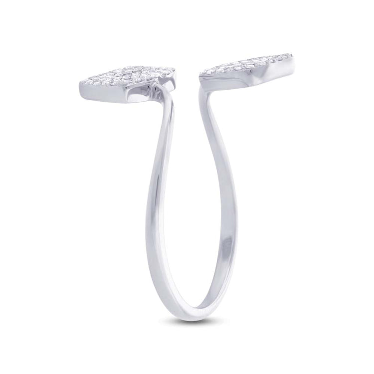 0.25ct 14k White Gold Diamond Lady's Ring Size 6