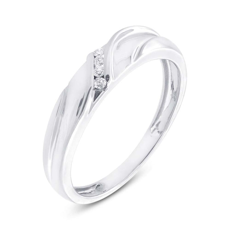 0.19ct 14k White Gold Diamond Trio Set