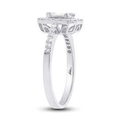 0.56ct 18k White Gold Diamond Baguette Lady's Ring