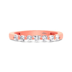 0.35ct 14k Rose Gold Diamond Lady's Band Size 4.75