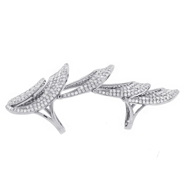 5.19ct 14k White Gold Diamond Lady's Ring