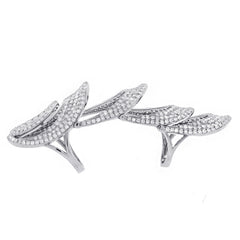 5.19ct 14k White Gold Diamond Lady's Ring