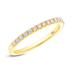 0.40ct 18k Yellow Gold Diamond Lady's Band