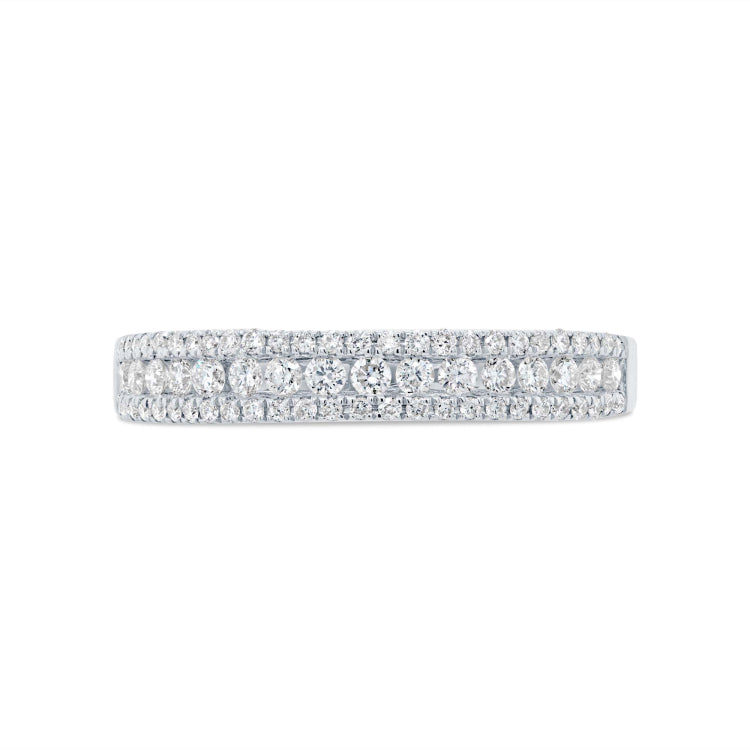 0.45Ct 14k White Gold Diamond Lady's Band