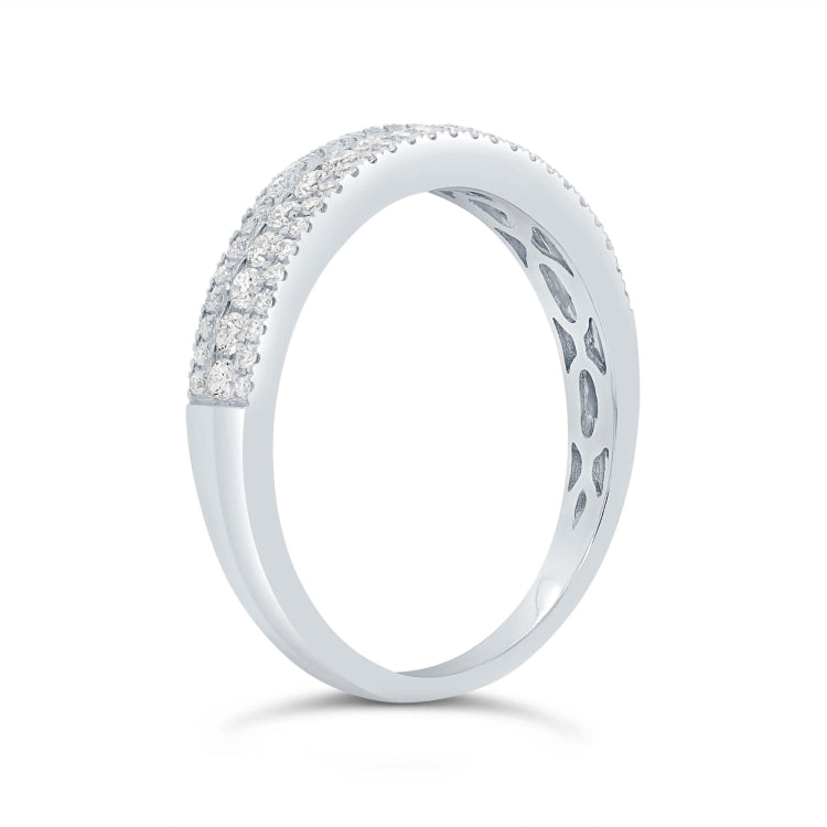 0.45Ct 14k White Gold Diamond Lady's Band