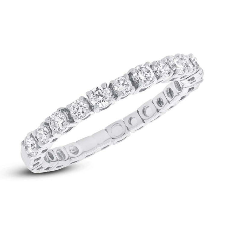 0.61ct 14k White Gold Diamond Lady's Band