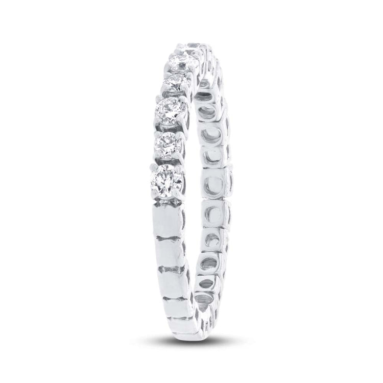 0.61ct 14k White Gold Diamond Lady's Band