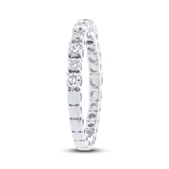 0.61ct 14k White Gold Diamond Lady's Band