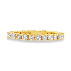0.61ct 14k Yellow Gold Diamond Lady's Band
