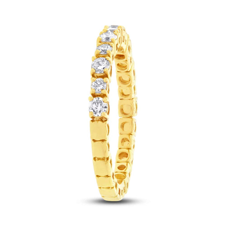 0.61ct 14k Yellow Gold Diamond Lady's Band