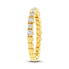 0.61ct 14k Yellow Gold Diamond Lady's Band