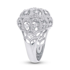 2.00ct 18k White Gold Diamond Lady's Ring Size 8
