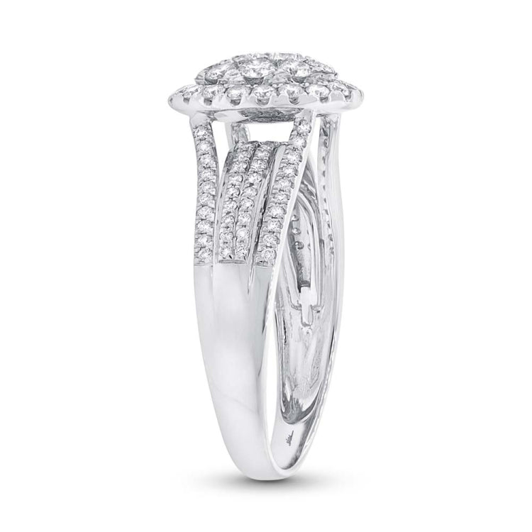 1.23ct 14k White Gold Diamond Lady's Ring