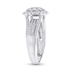 1.23ct 14k White Gold Diamond Lady's Ring
