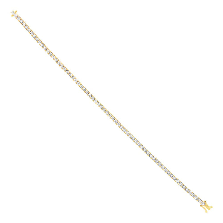1.00ct 14k Yellow Gold Diamond Lady's Bracelet