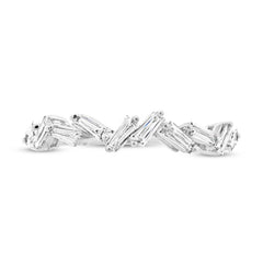 0.46ct 14k White Gold Diamond Baguette Lady's Band