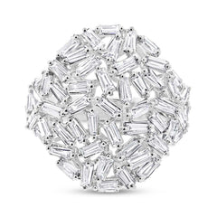 2.22ct 14k White Gold Diamond Lady's Ring