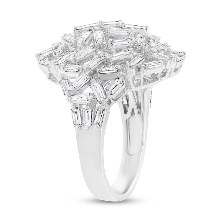 2.22ct 14k White Gold Diamond Lady's Ring