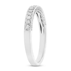 0.39ct 14k White Gold Diamond Lady's Band