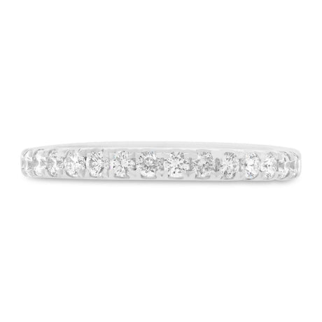 0.65ct 14k White Gold Diamond Lady's Band Size 7.5