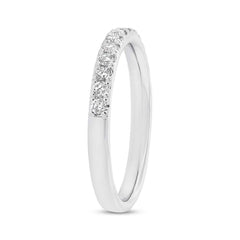 0.30ct 18k White Gold Diamond Lady's Band Size 6.5