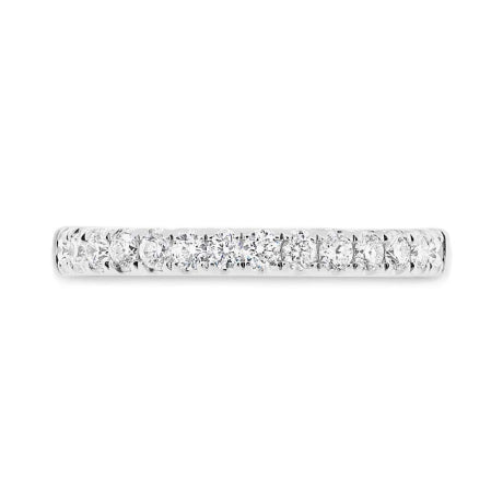 0.37ct 18k White Gold Diamond Lady's Band Size 6.5