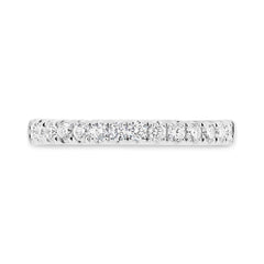 0.37ct 18k White Gold Diamond Lady's Band Size 6.5